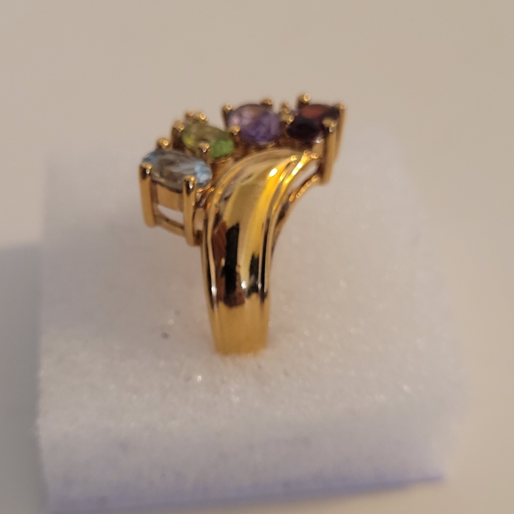 Multi Gemstone Ring - image 3